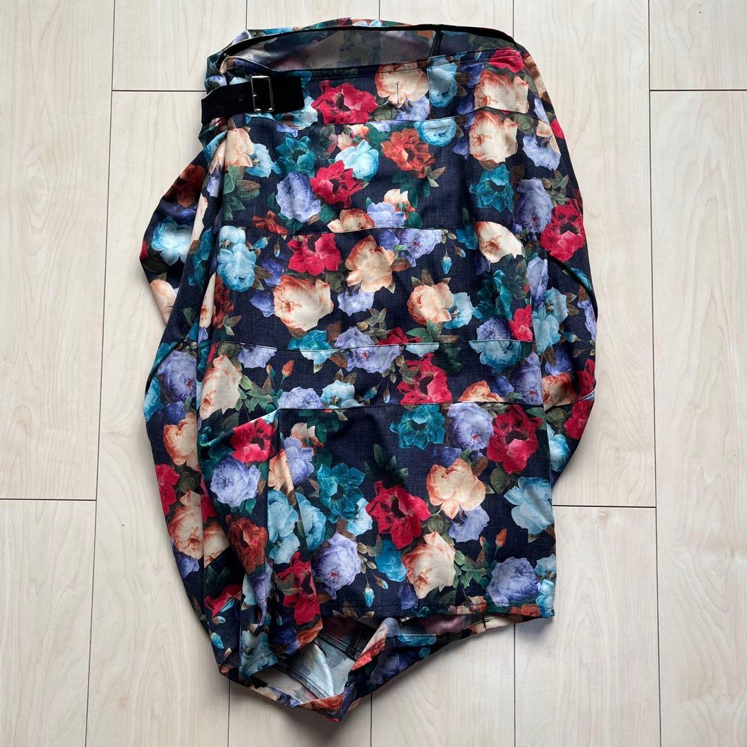 16AW tricot COMMEdesGARCONS スカート 花柄 変形