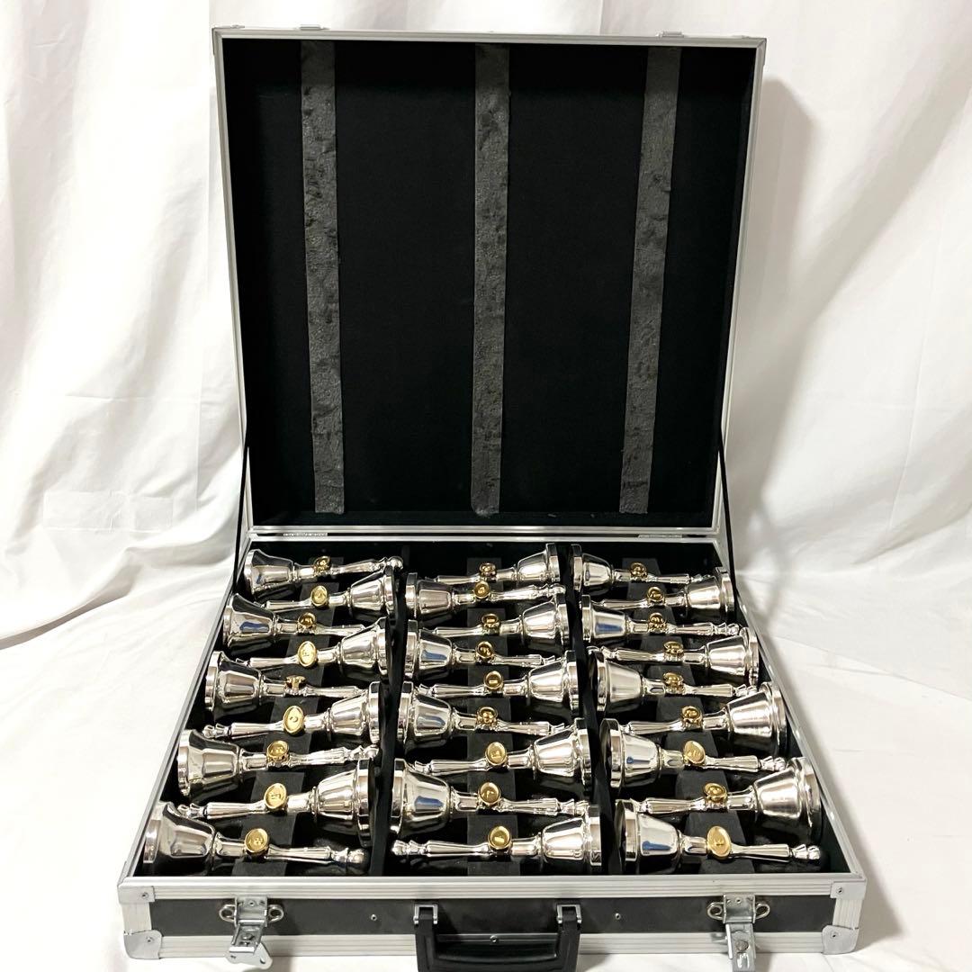 ゼンオン ミュージックベル スーパー 27音 ケース付 ハンドベル