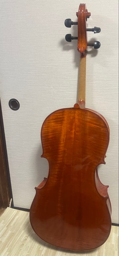 Romanza RE-1200 チェロ 木製チェロ 光沢仕上げ ケース付き