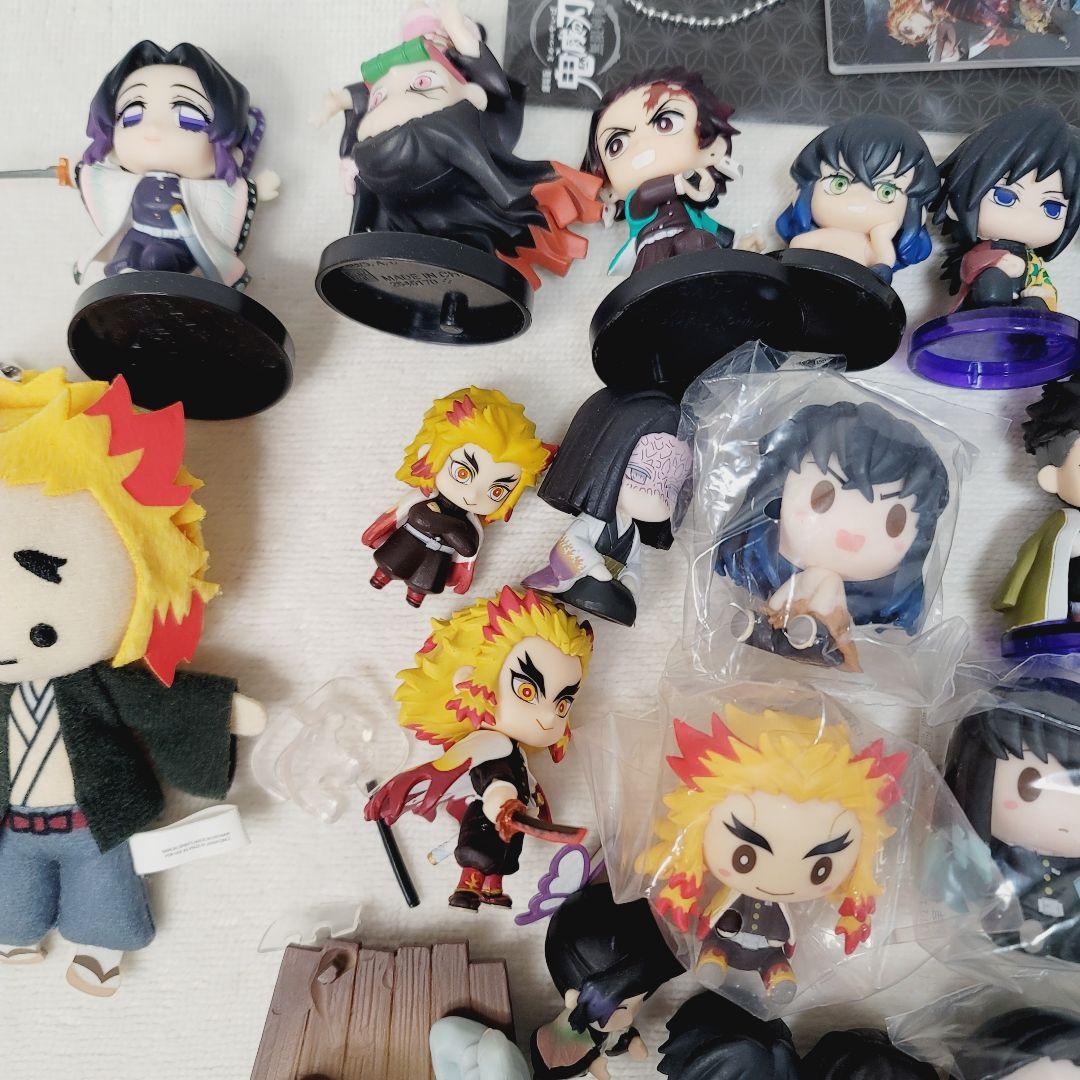 未使用鬼滅50点超まとめ売り☆ちょこのっこ座らせ隊フィギュアならぶんです煉獄