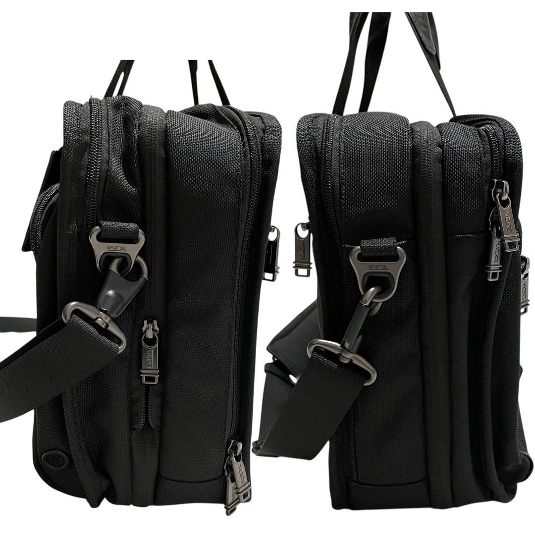 【美品】TUMIトゥミ ビジネスバッグ 2way 拡張式 ブラック