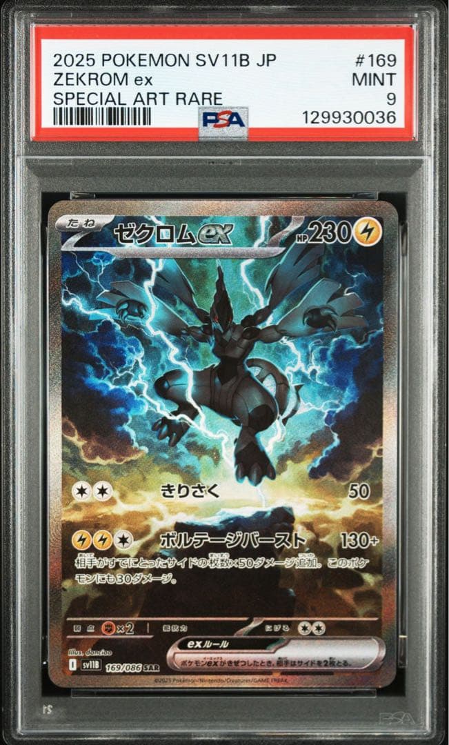 【PSA9】ゼクロムex SAR
