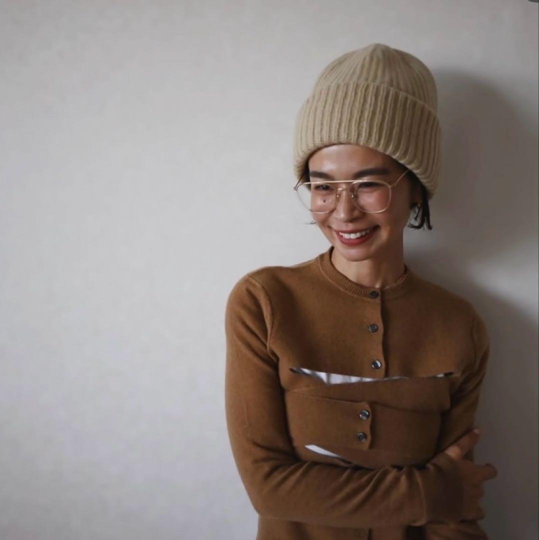 ch!iii ニット帽　ベージュ