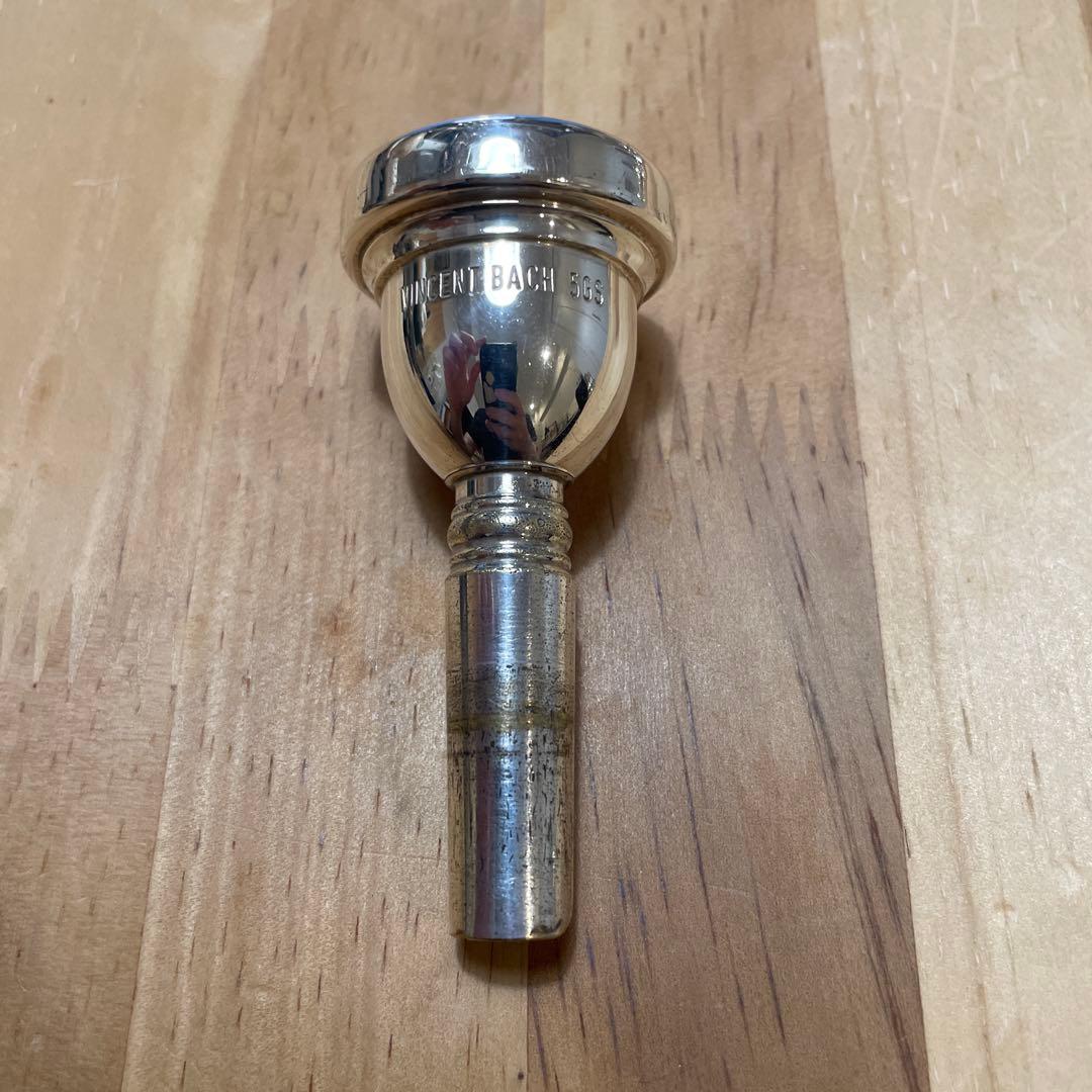 Vincent Bach 5GSトロンボーンマウスピース　太管