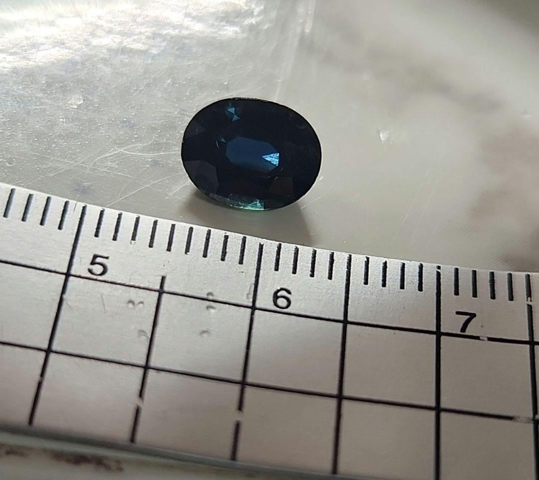 大粒天然 ブルーグリーンサファイア 1.735ct