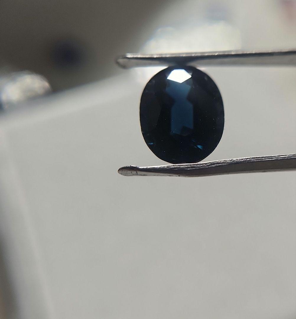 大粒天然 ブルーグリーンサファイア 1.735ct