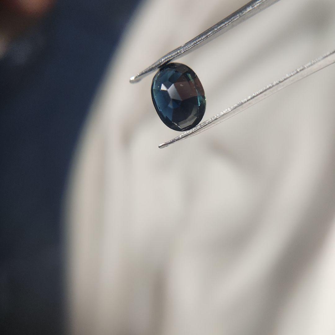 大粒天然 ブルーグリーンサファイア 1.735ct