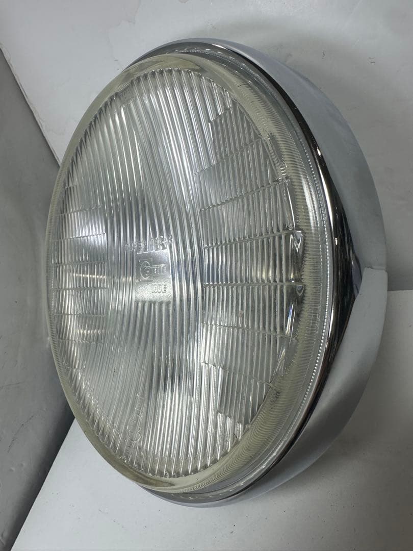 美品当時物シビエスーパーオスカー180πシビエ凹レンズ付ヘッドライト/マーシャル