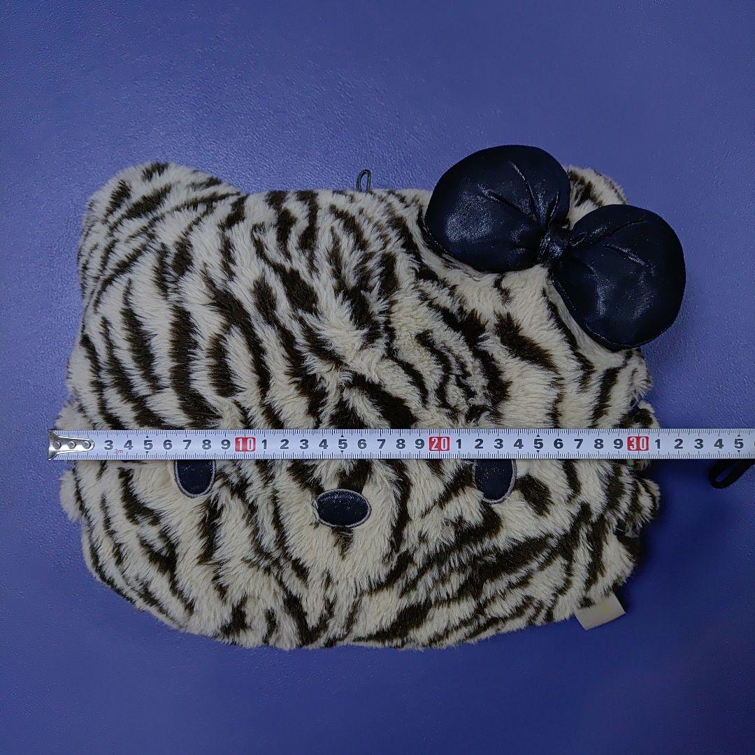 サンリオ 当時物 ヒョウ柄 ゼブラ柄 平成レトロ ハローキティ クッション　希少