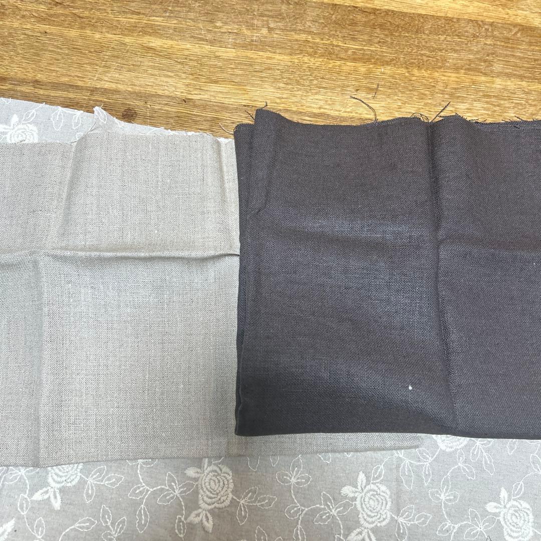 こうの早苗　プチ旅行バッグ生地提案セット① 私の好きな服　チャコールグレー系