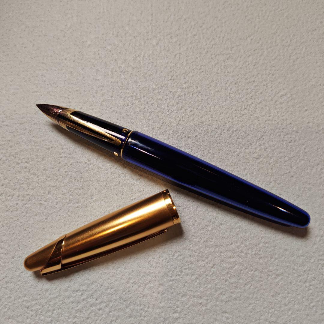 ウォーターマン　万年筆　エドソン　サファイアブルー　18Kペン先　中字
