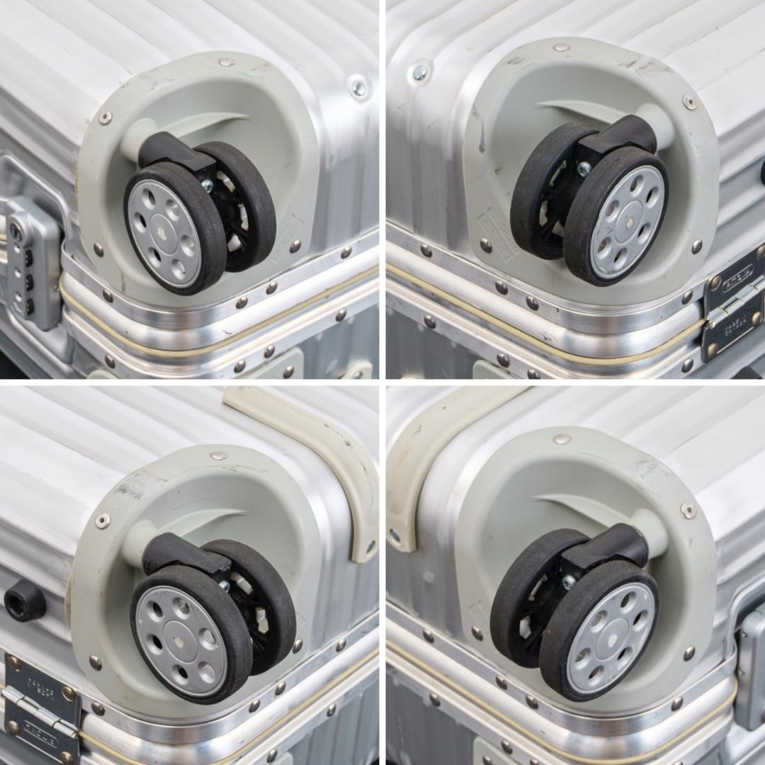 リモワ トパーズ 青ロゴ 63L 4輪 TSAロック チェックインM シルバー