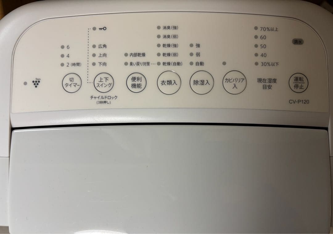 SHARP CV-P120-W 除湿機