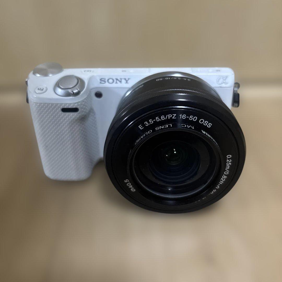 SONY ソニー α NEX-5T ホワイト レンズセット ミラーレス一眼カメラ