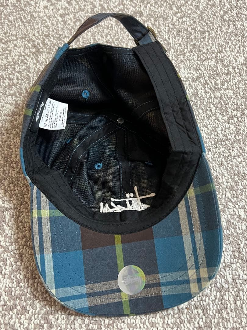 Stüssy チェック柄キャップ STUSSY ステューシー 60cmぐらい
