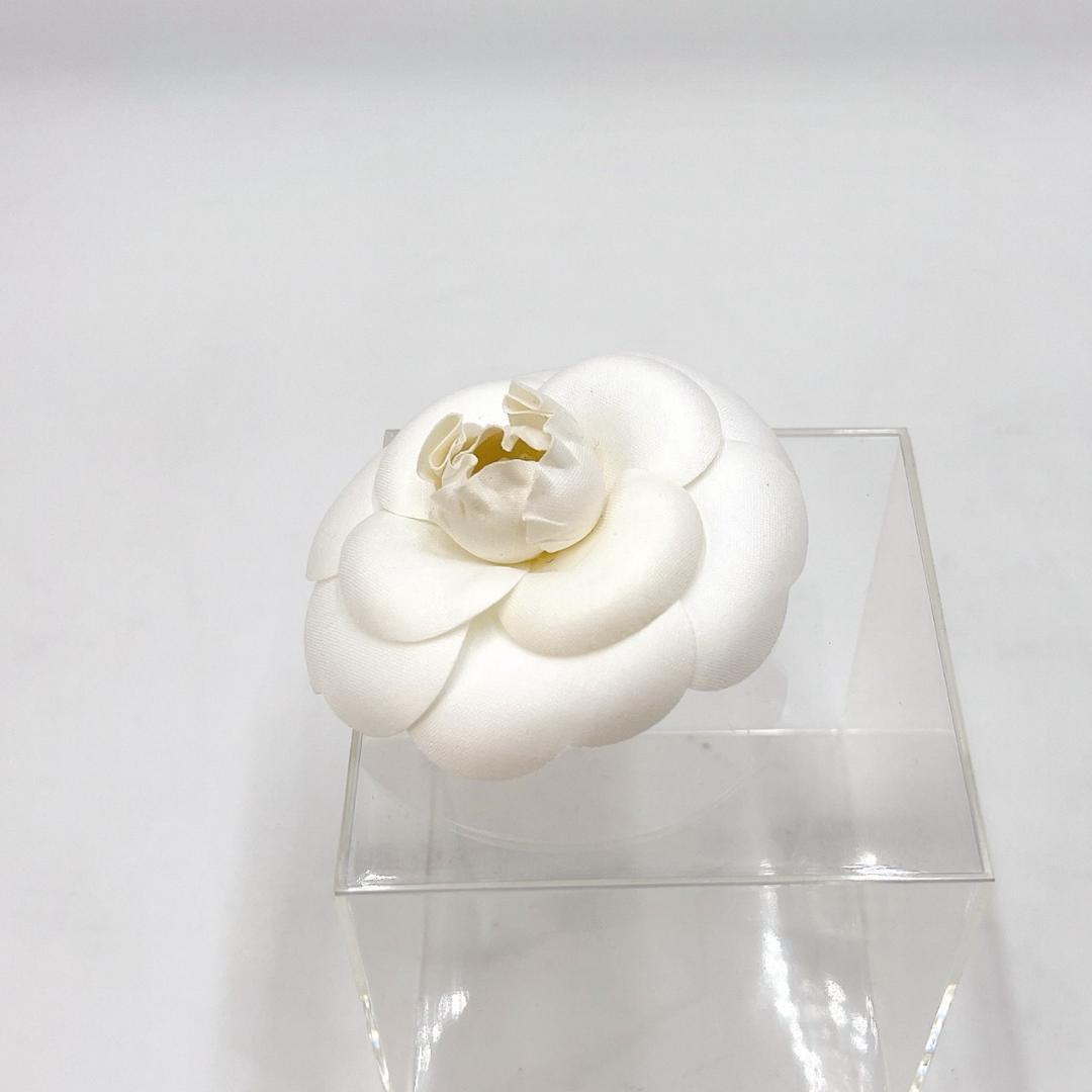 CHANEL　シャネル　カメリア　コサージュ　ココマーク付き　美品