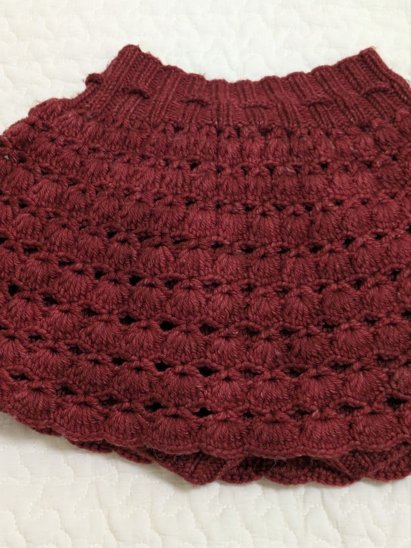 クロシェ　クランベリー　3-4y