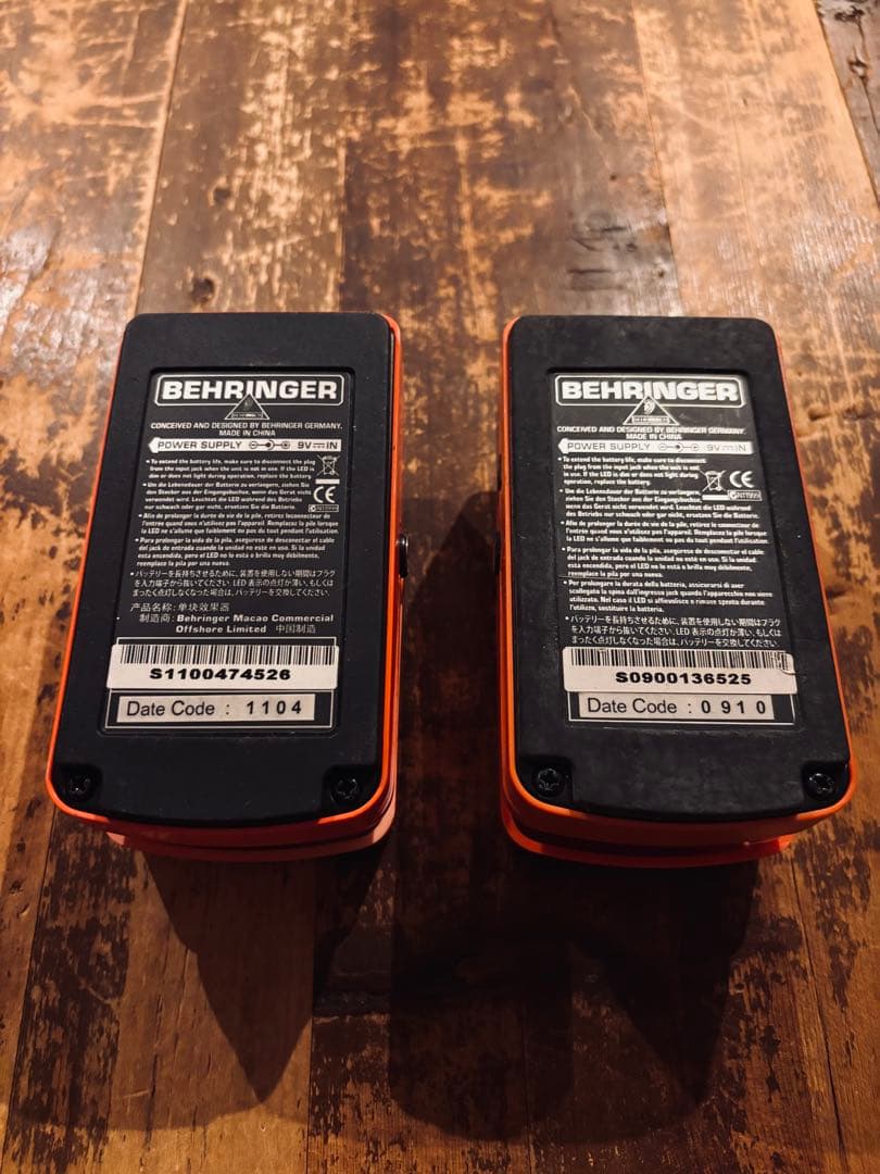 Behringer UZ400 & SF300 旧ロゴ　セット