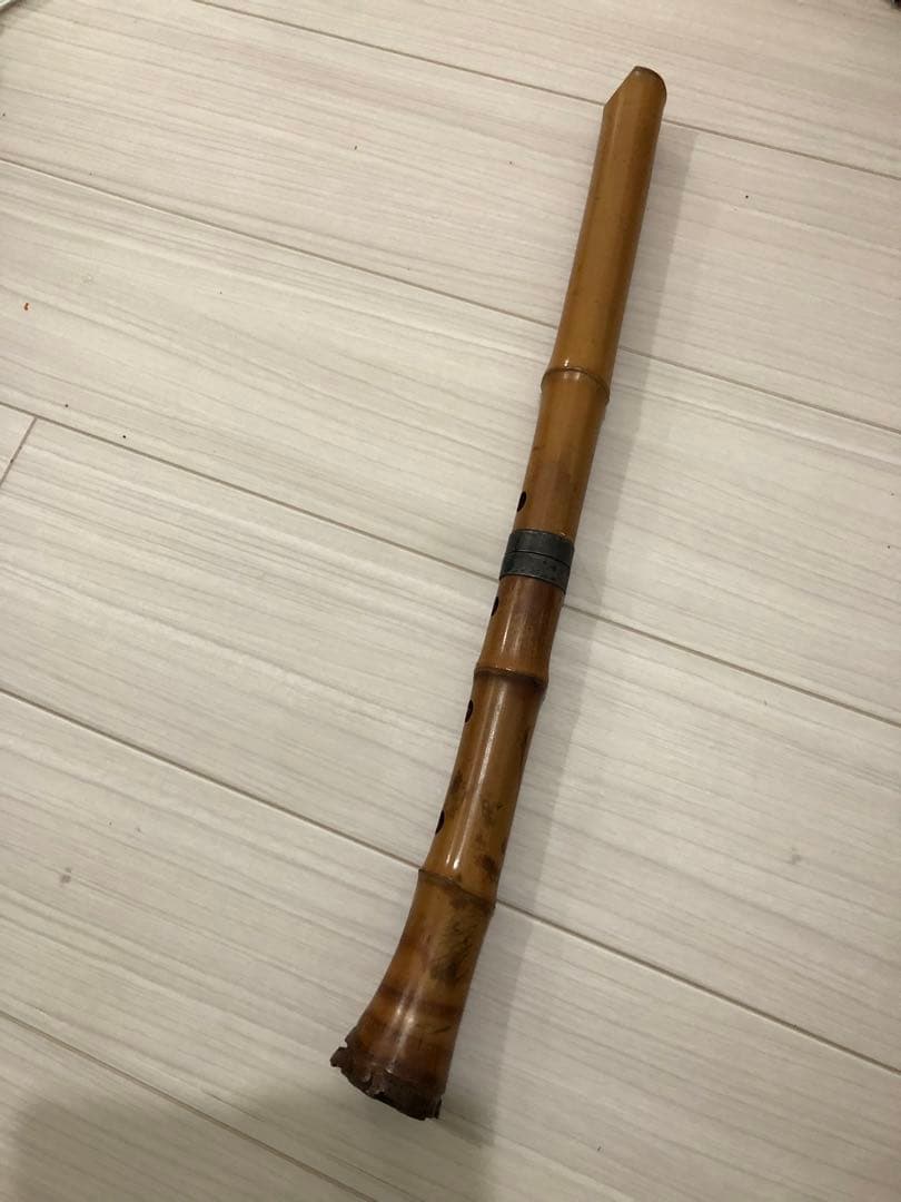 尺八　琴古流　一尺八寸　銀継　美品