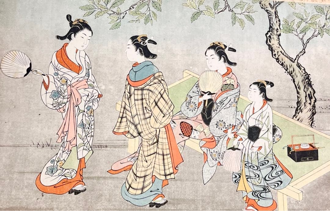 「貴重」 西川祐信　版画画集！古代美人画譜