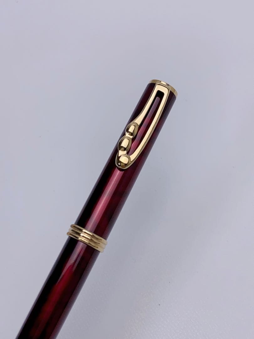 P022 極美品 PLATINUM プラチナ 万年筆 ペン先14K P 細