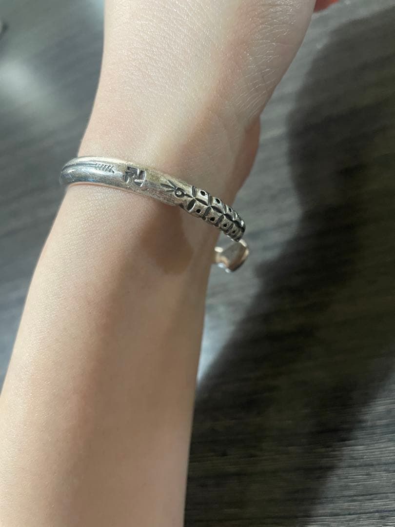 【廃盤】LARRY SMITH ラリースミス スネークバングル スタンプワークス