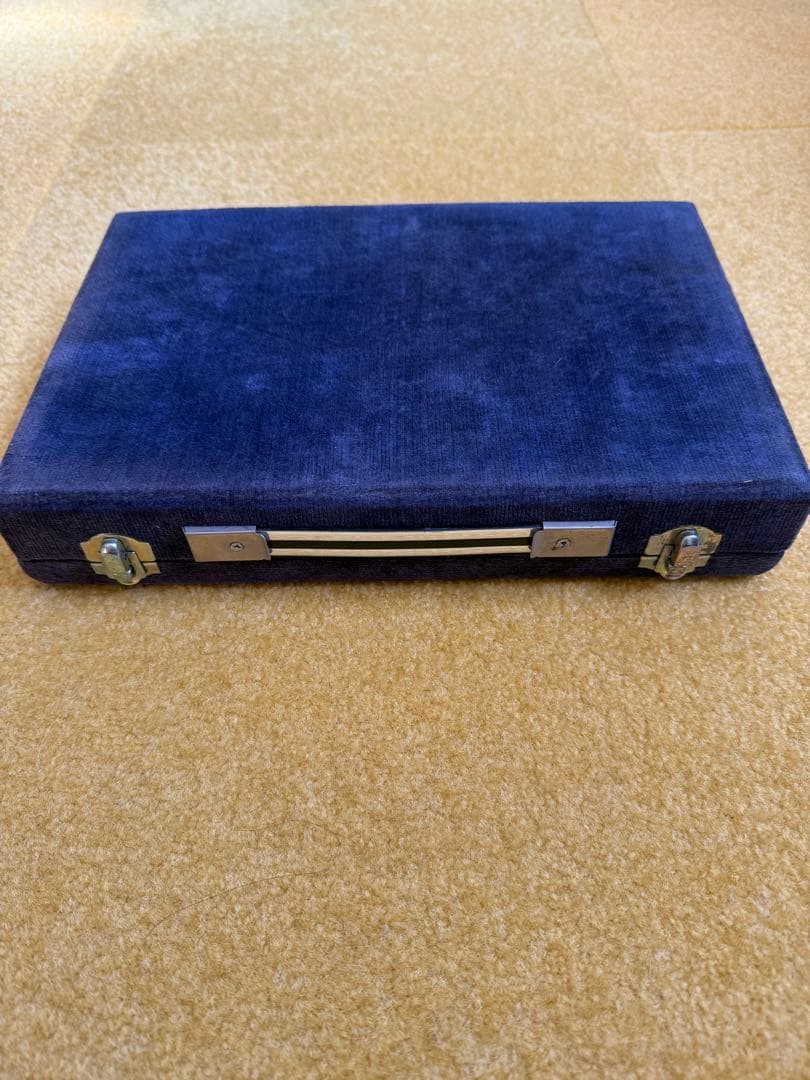 健*郎様 レトロ麻雀牌セット 濃紺ケース付き