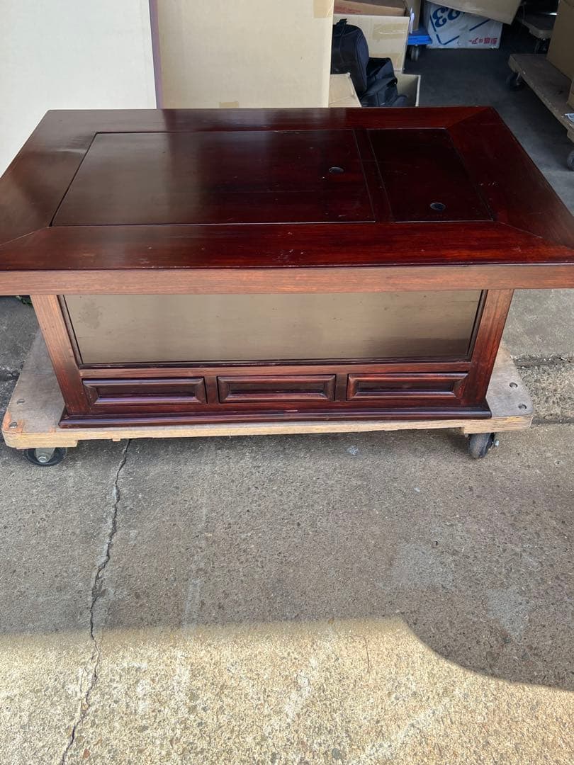 関西長火鉢　引き出し3杯　古道具 茶道具 囲炉裏 古民家　アンティーク 長火鉢