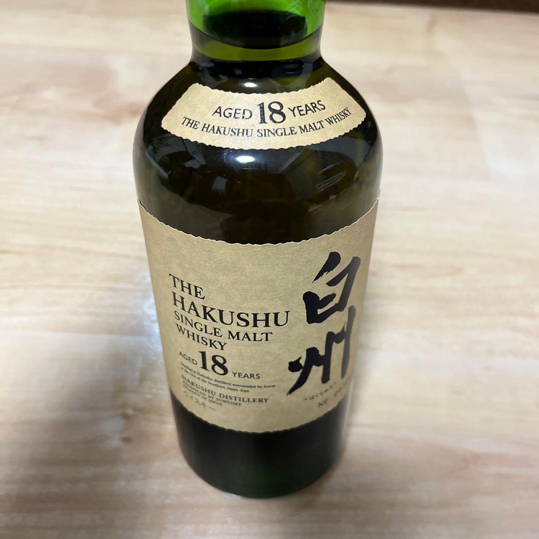 サントリー シングルモルトウイスキー 白州 18年