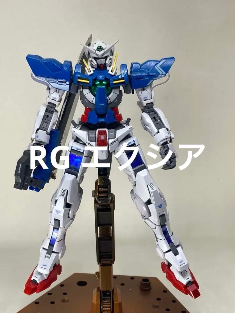 gnアームズ　RGエクシア　完成品　全塗装