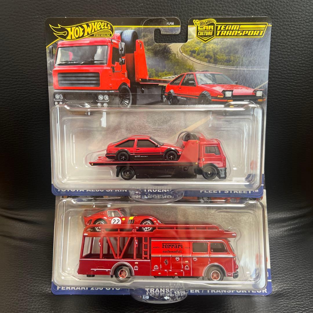 ホットウィール　チームトランスポート　フェラーリ　AE86