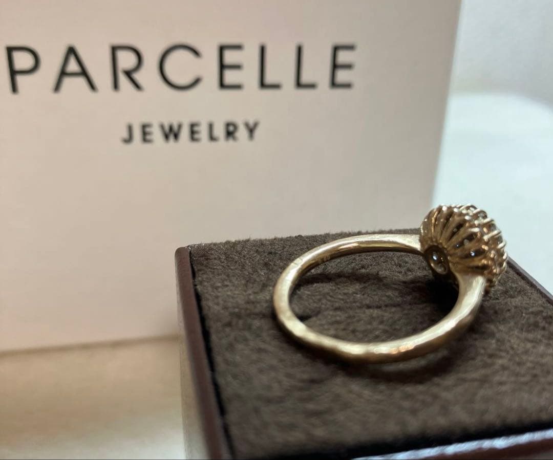 パーセルジュエリー ダイヤモンド ポンポネモザイク リング　12.5号