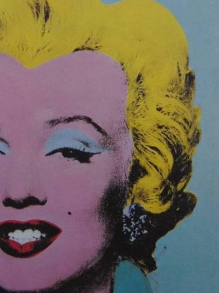 WARHOL、Marilyn、希少画集画、新品額装付