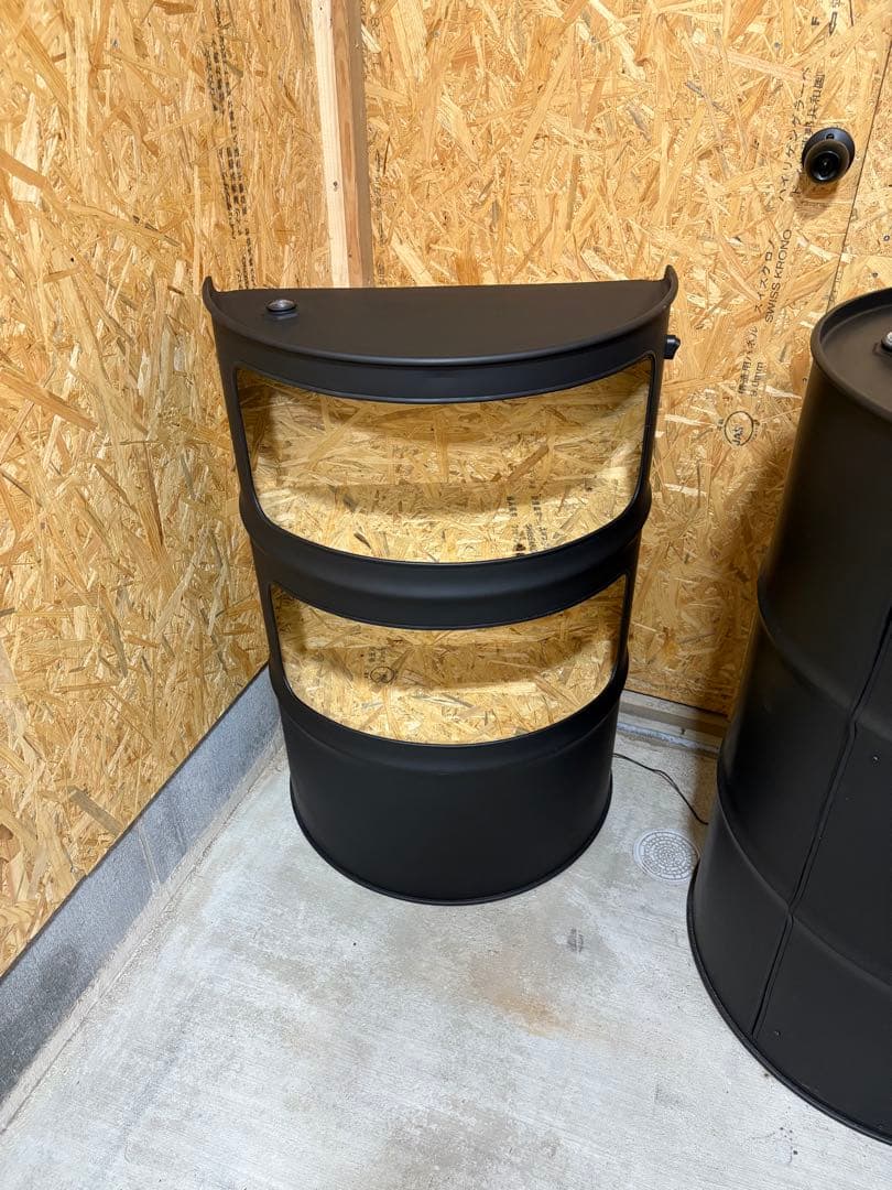 ドラム缶LEDライト内臓No.5