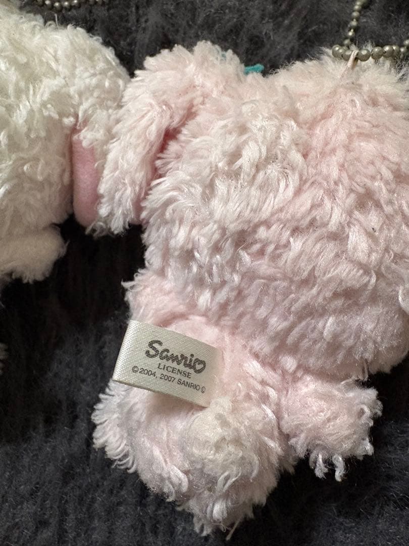 シュガーバニーズぬいぐるみストラップ付き Vintage2000s Sanrio
