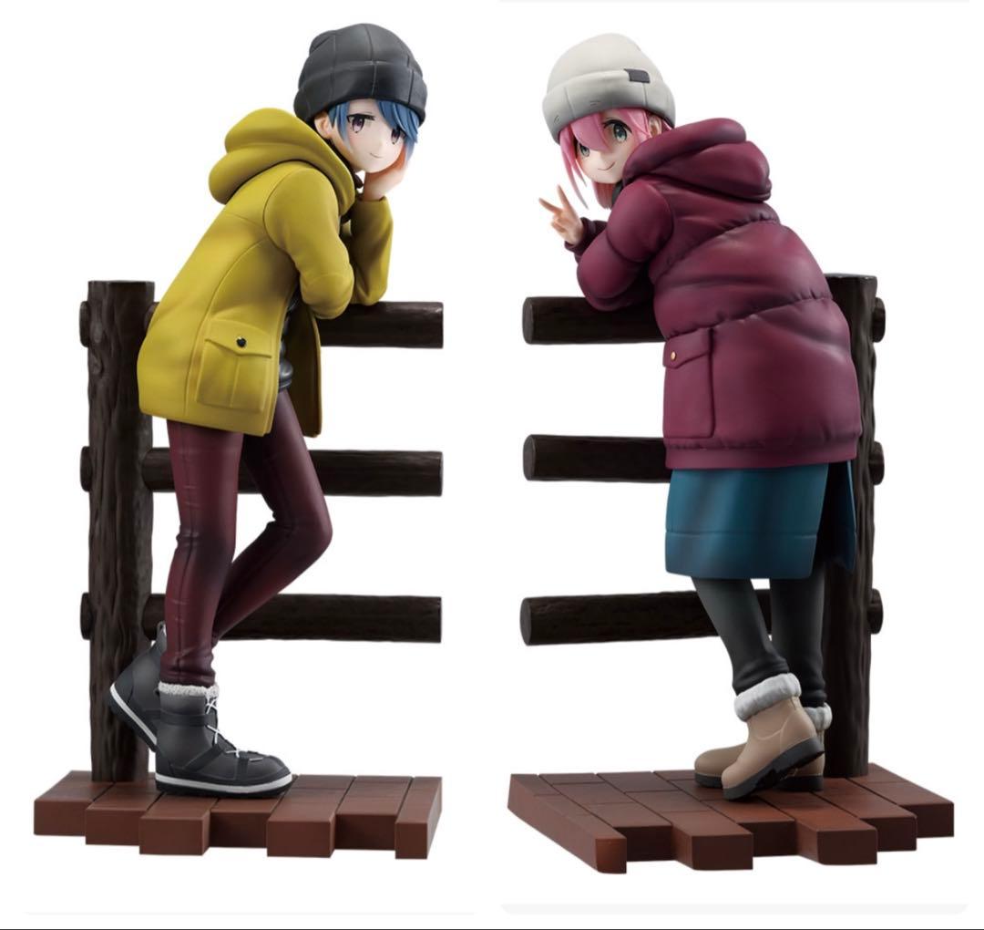 ゆるキャン　一番くじ　A賞B賞　各務原なでしこ　志摩リン　フィギュア