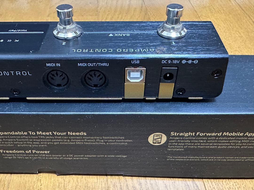 HOTONE AMPERO CONTROL MIDIコントロールペダル