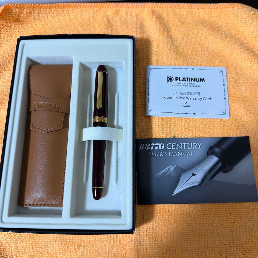 PLATINUM #3776 CENTURY 万年筆　M 14k
