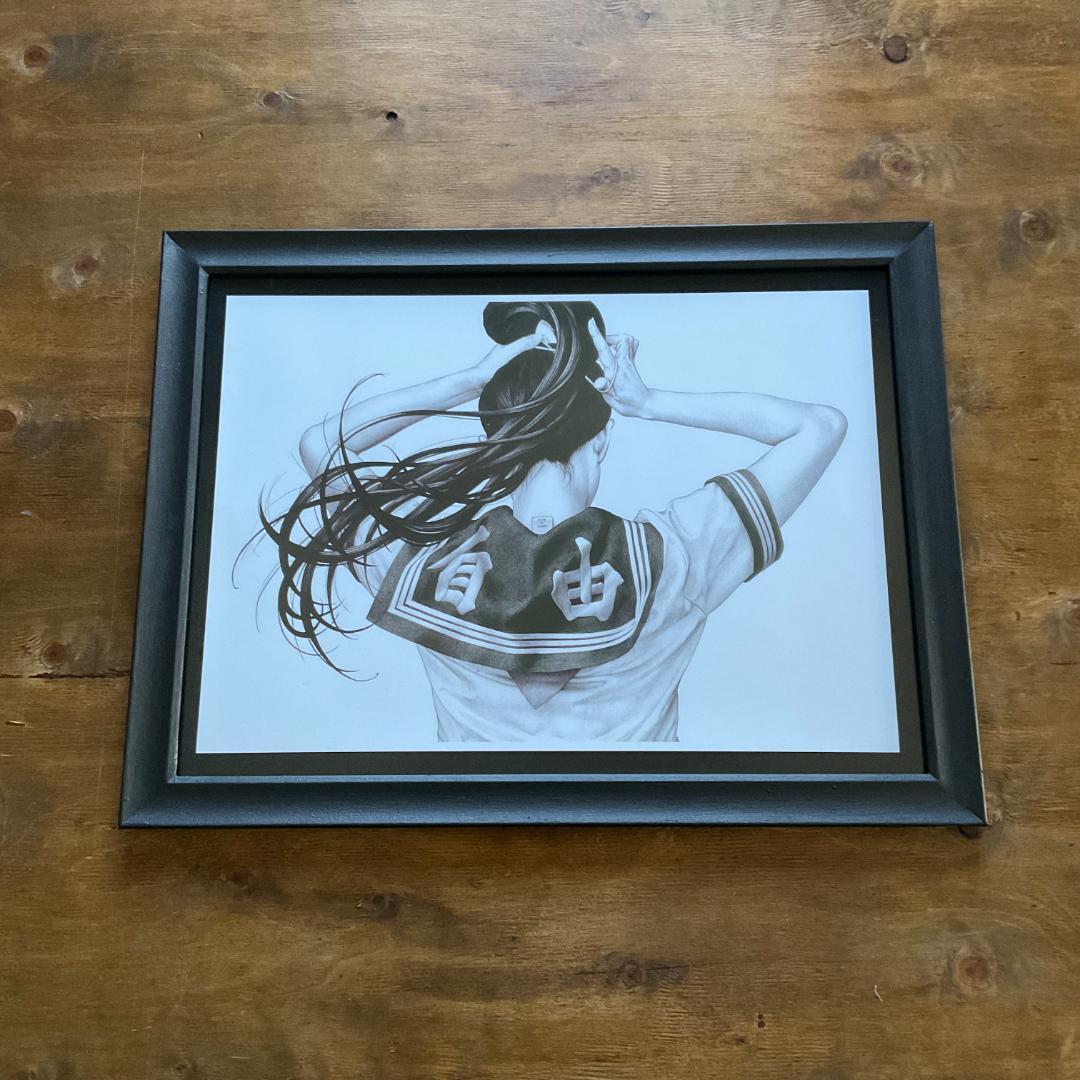 大友昇平 / Shohei Otomo 「つむじ風」 A3ポスター 額装 or