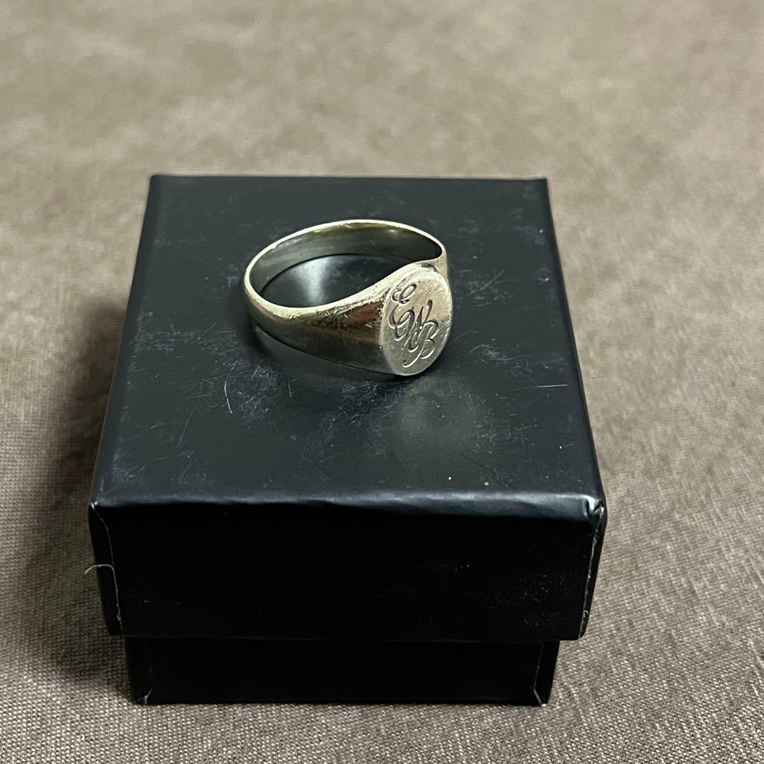 ERNEST W. BAKER シグネット リング シルバー925 ゴールド印台