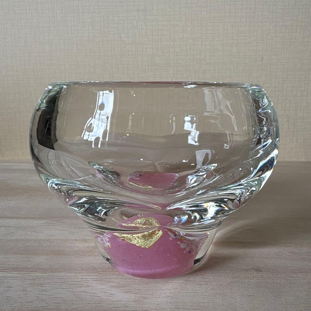 ガラス　黒木国昭　小鉢　ペーパーウェイト　花器