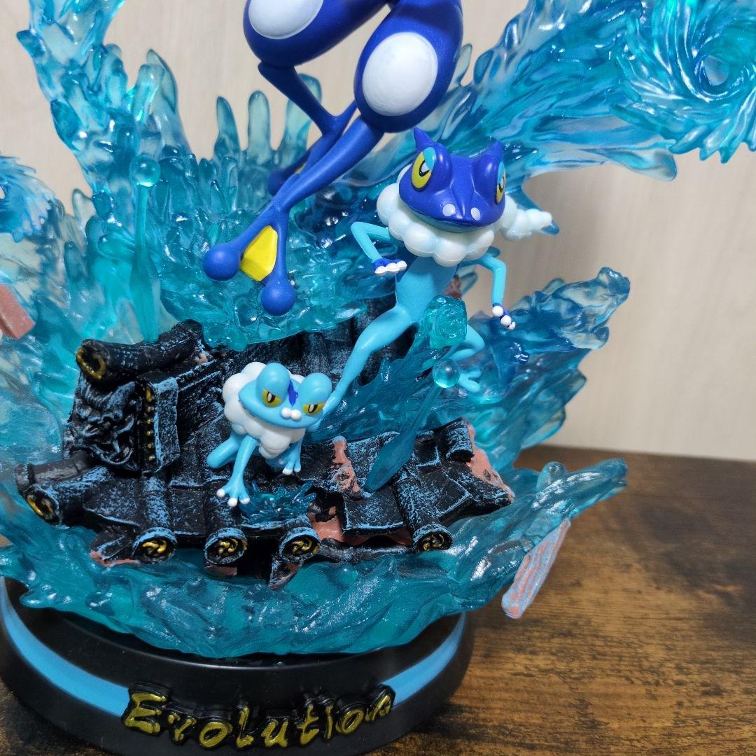 ポケモン　ゲッコウガ　ゲコガシラ　ケロマツ　フィギュア　ライト