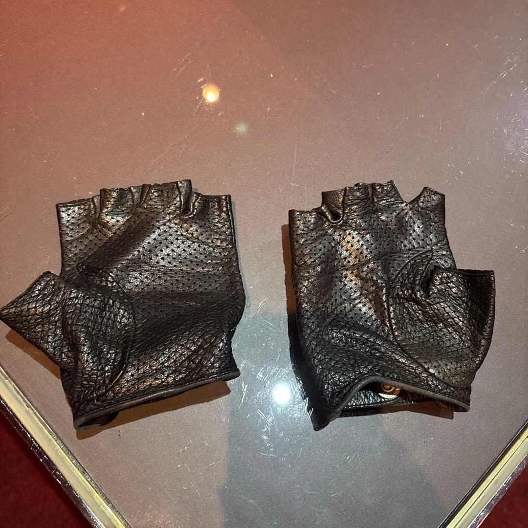 クロムハーツ レザー グローブ　サイズ9