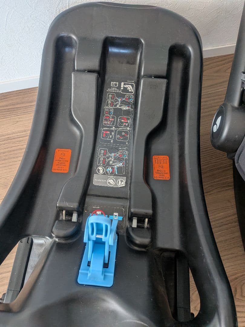 美品Joie ブラックベビーシート チャイルドシート ISOFIXセット