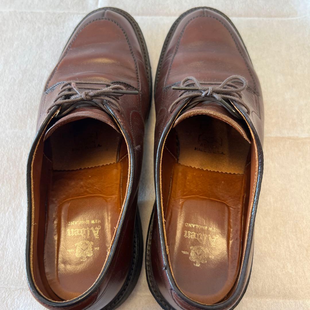 Alden ブラウンレザードレスシューズ