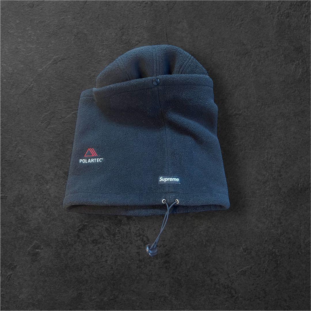 Supreme ポーラテック フリースキャップ ネックウォーマー　ブラック