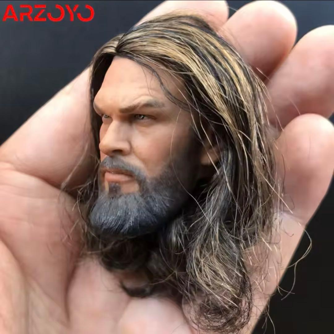 ジェイソン・モモア フィギュア ヘッド 1/6 スタチュー アクアマン アメコミ