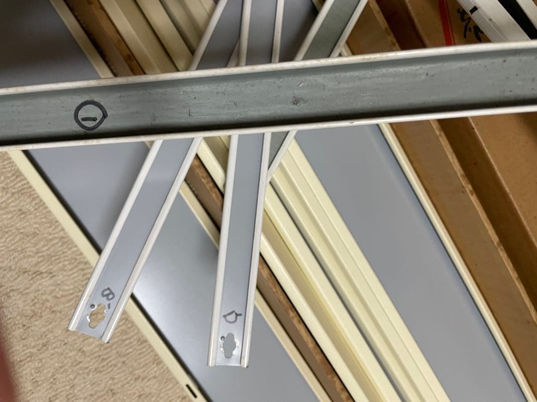 雛人形　雛壇　スチール製 7段飾り　節句飾用敷物 毛氈付　送料込み匿名配送