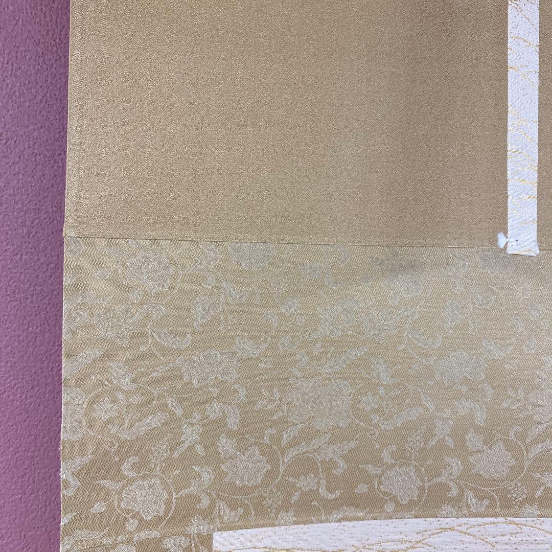 美品 掛け軸 武藤高雅作 金地 月宵夫婦梟図 共箱 太巻き付 美術年鑑掲載