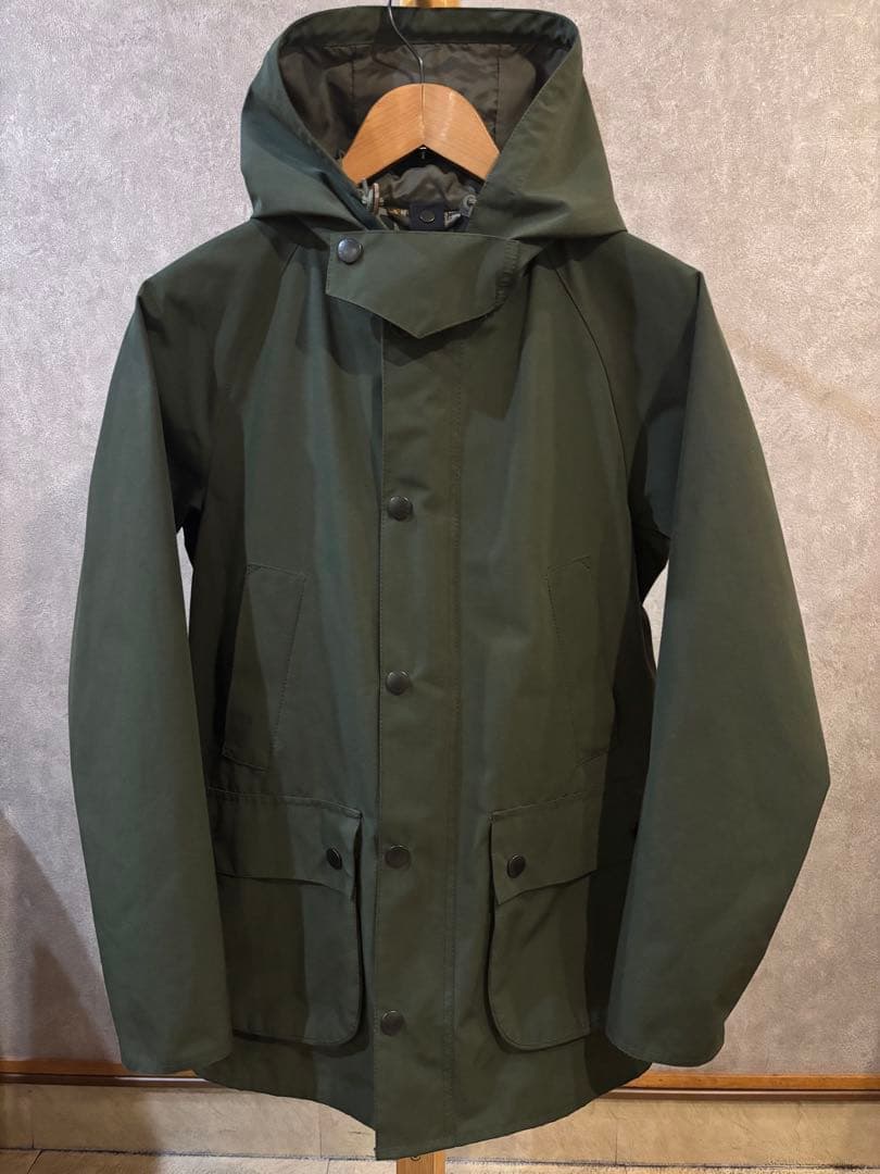 ほぼ未使用❤️Barbour フーデッドビデイルSL 2レイヤー ノンオイル38